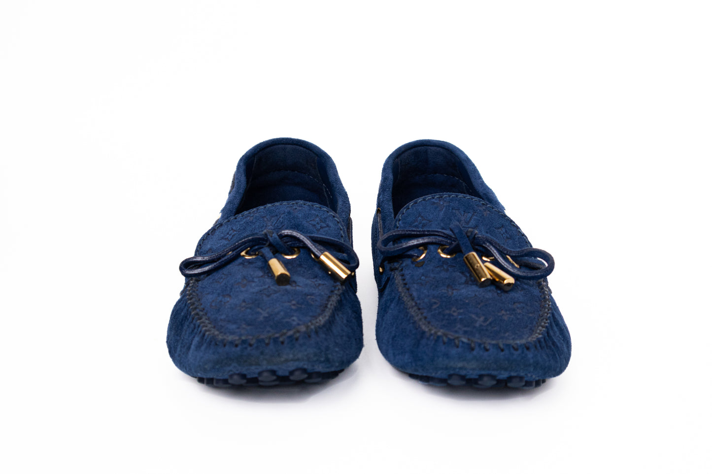LV GLORIA FLAT LOAFER BLUE MONOGRAM
