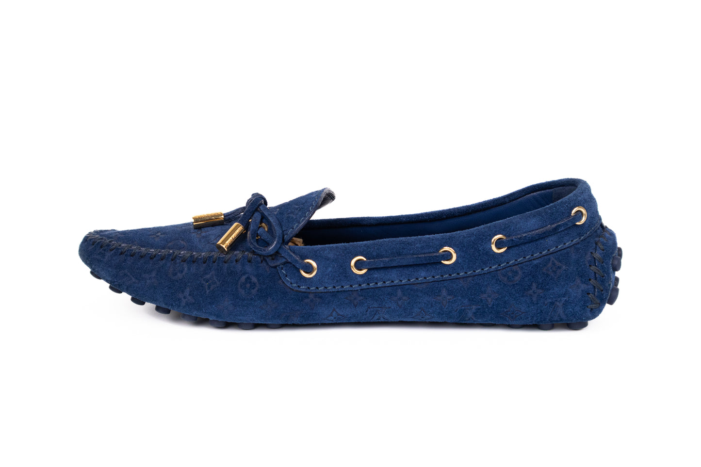 LV GLORIA FLAT LOAFER BLUE MONOGRAM