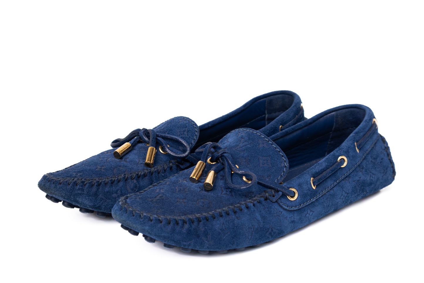 LV GLORIA FLAT LOAFER BLUE MONOGRAM