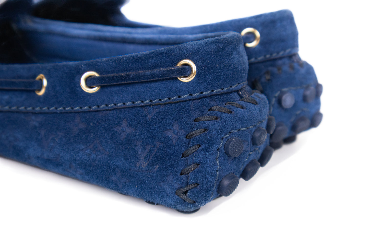 LV GLORIA FLAT LOAFER BLUE MONOGRAM