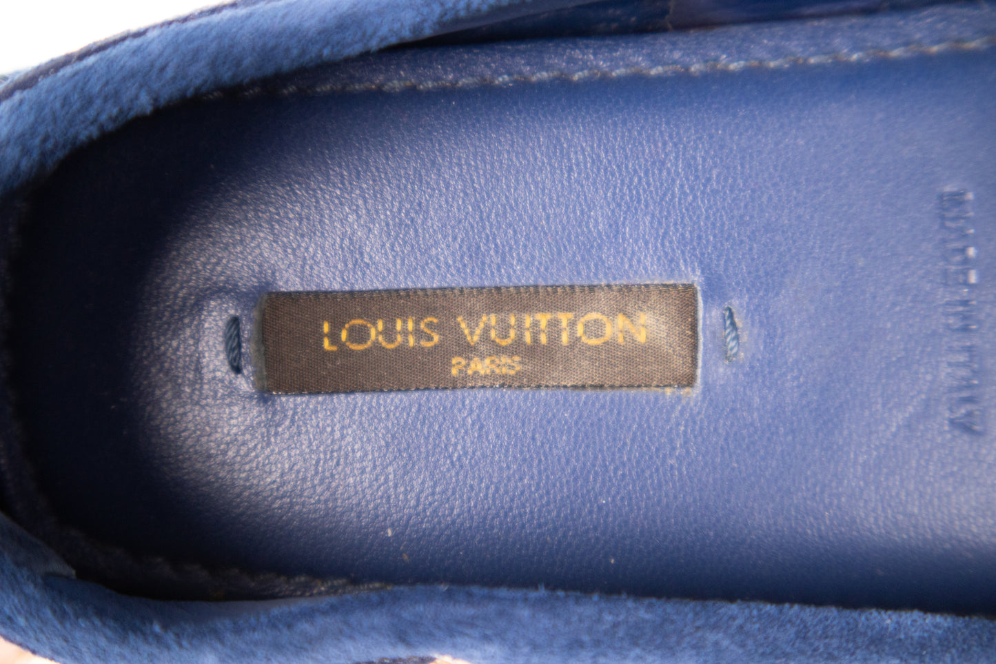 LV GLORIA FLAT LOAFER BLUE MONOGRAM