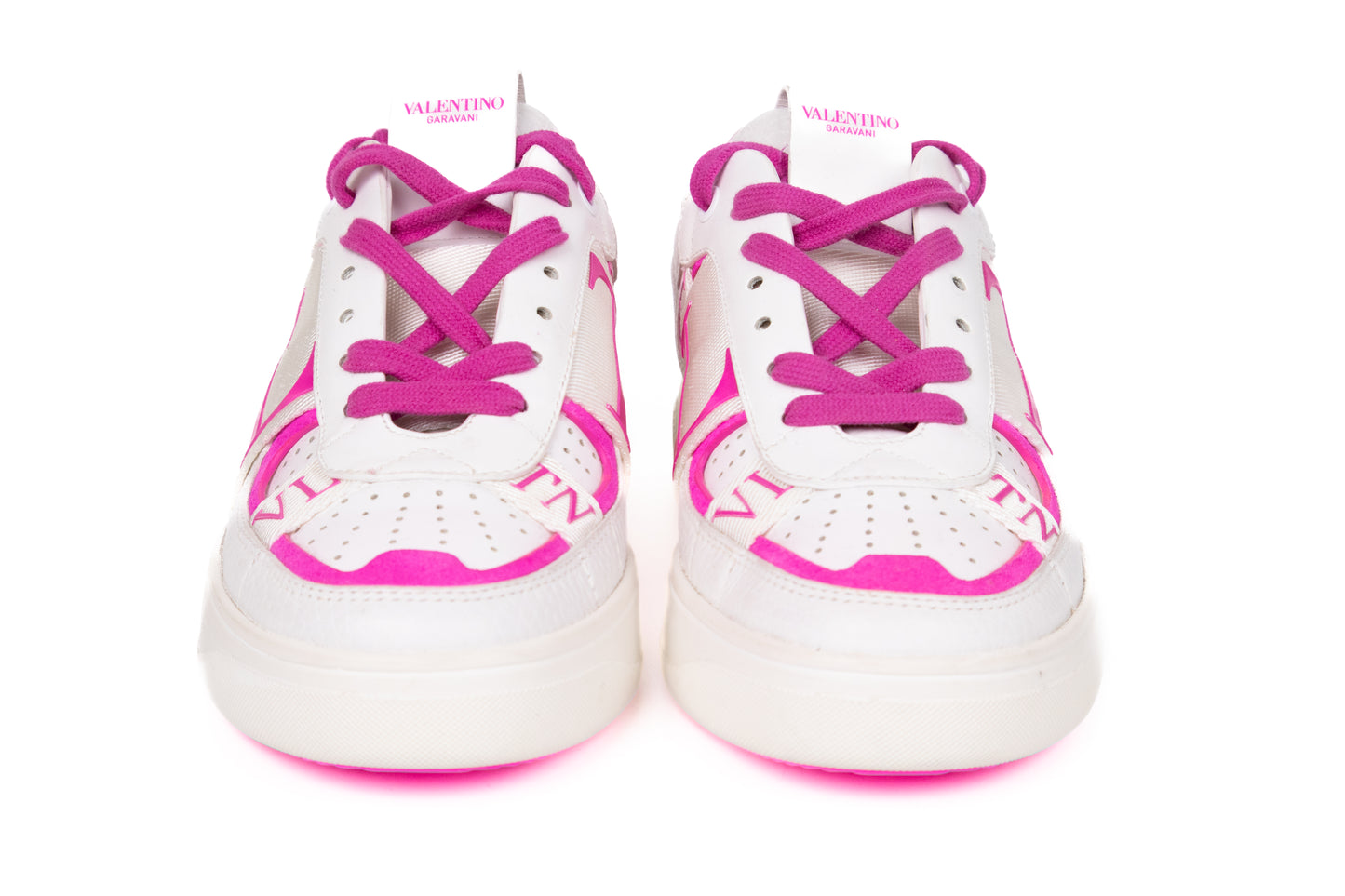 VALENTINO GARAVANI TENIS VL7N WHITE & PINK