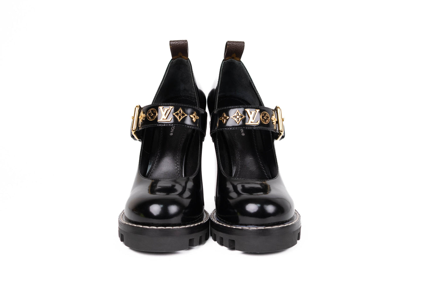STAR TRAIL PUMPS MARY JANES BLACK