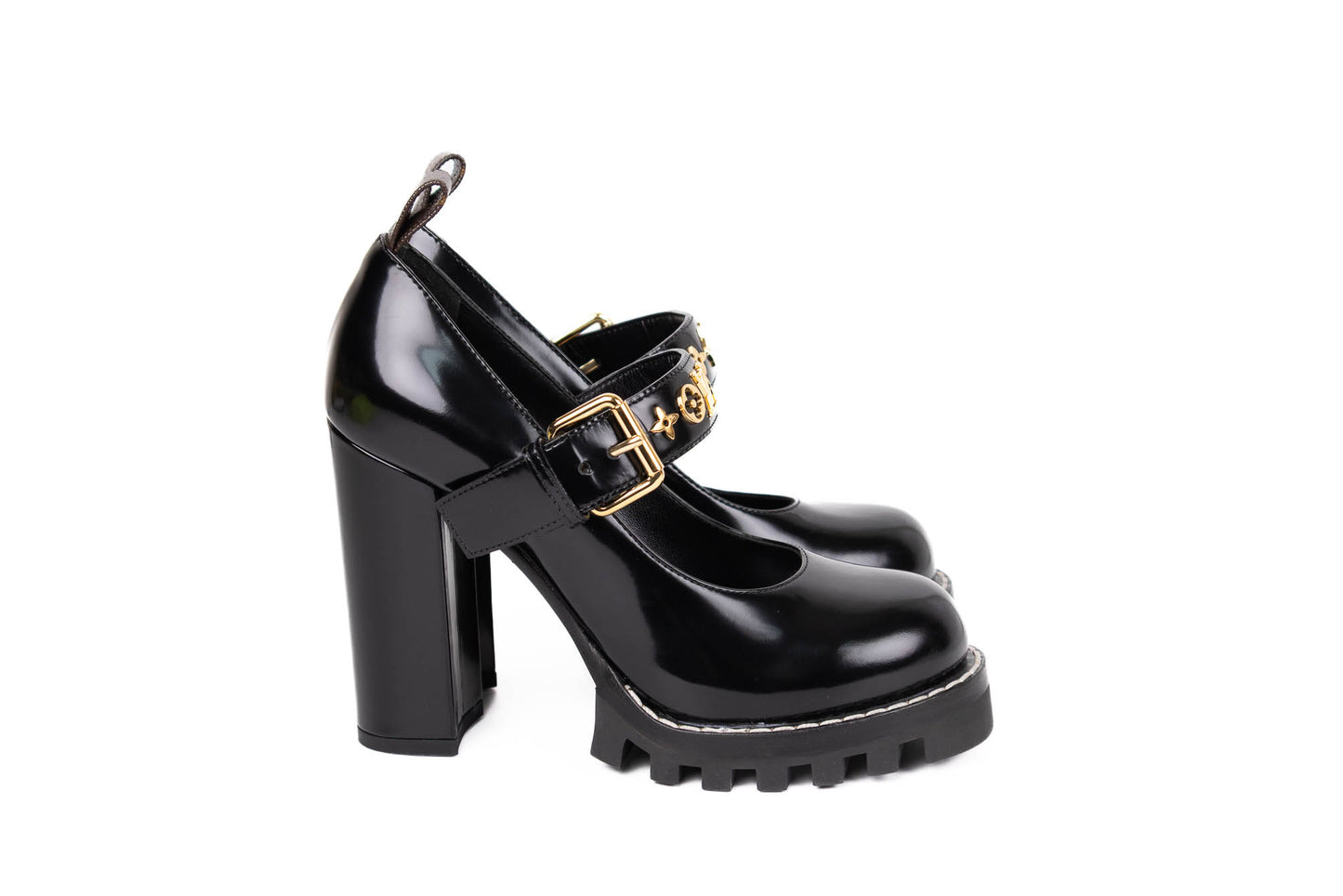 STAR TRAIL PUMPS MARY JANES BLACK