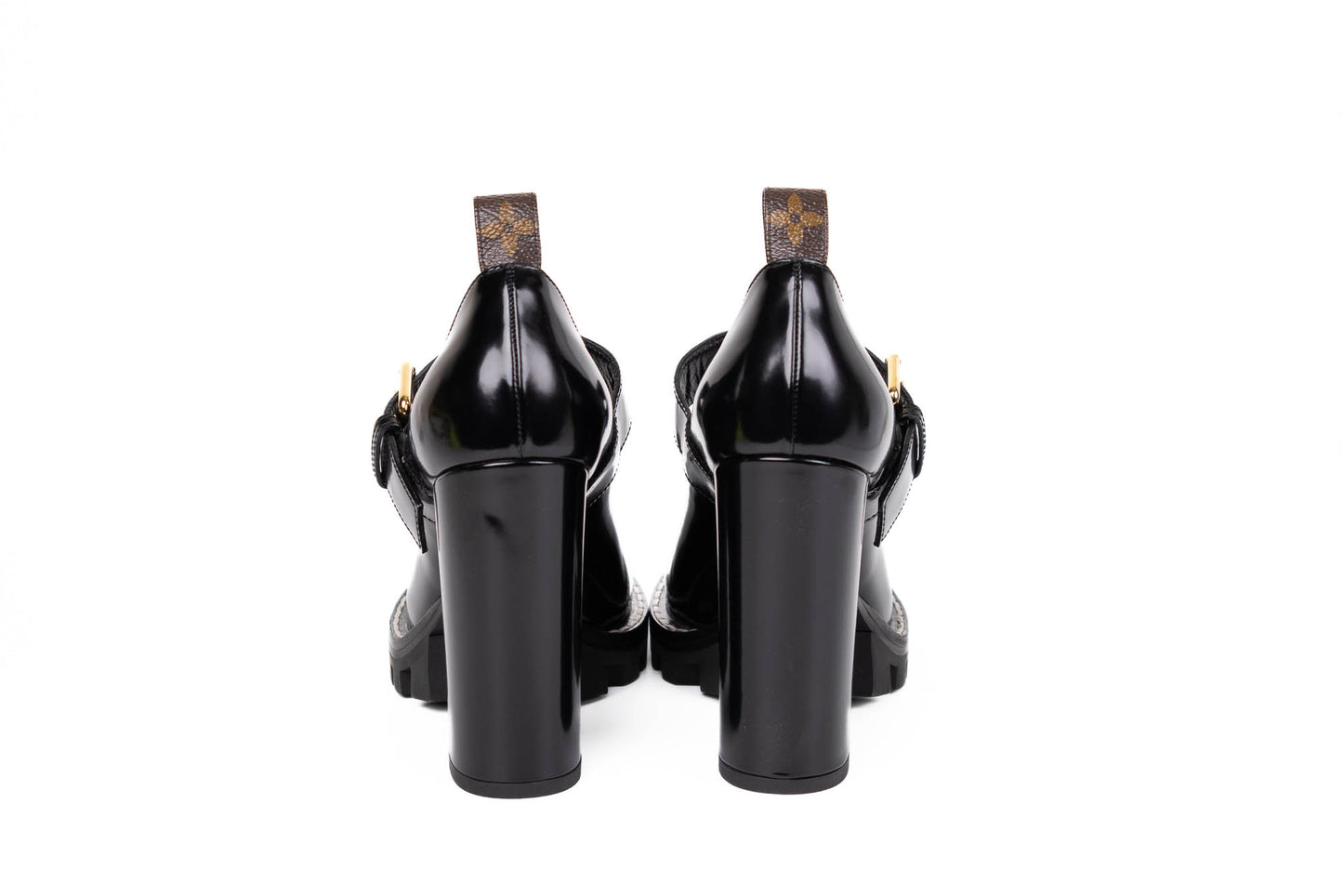 STAR TRAIL PUMPS MARY JANES BLACK