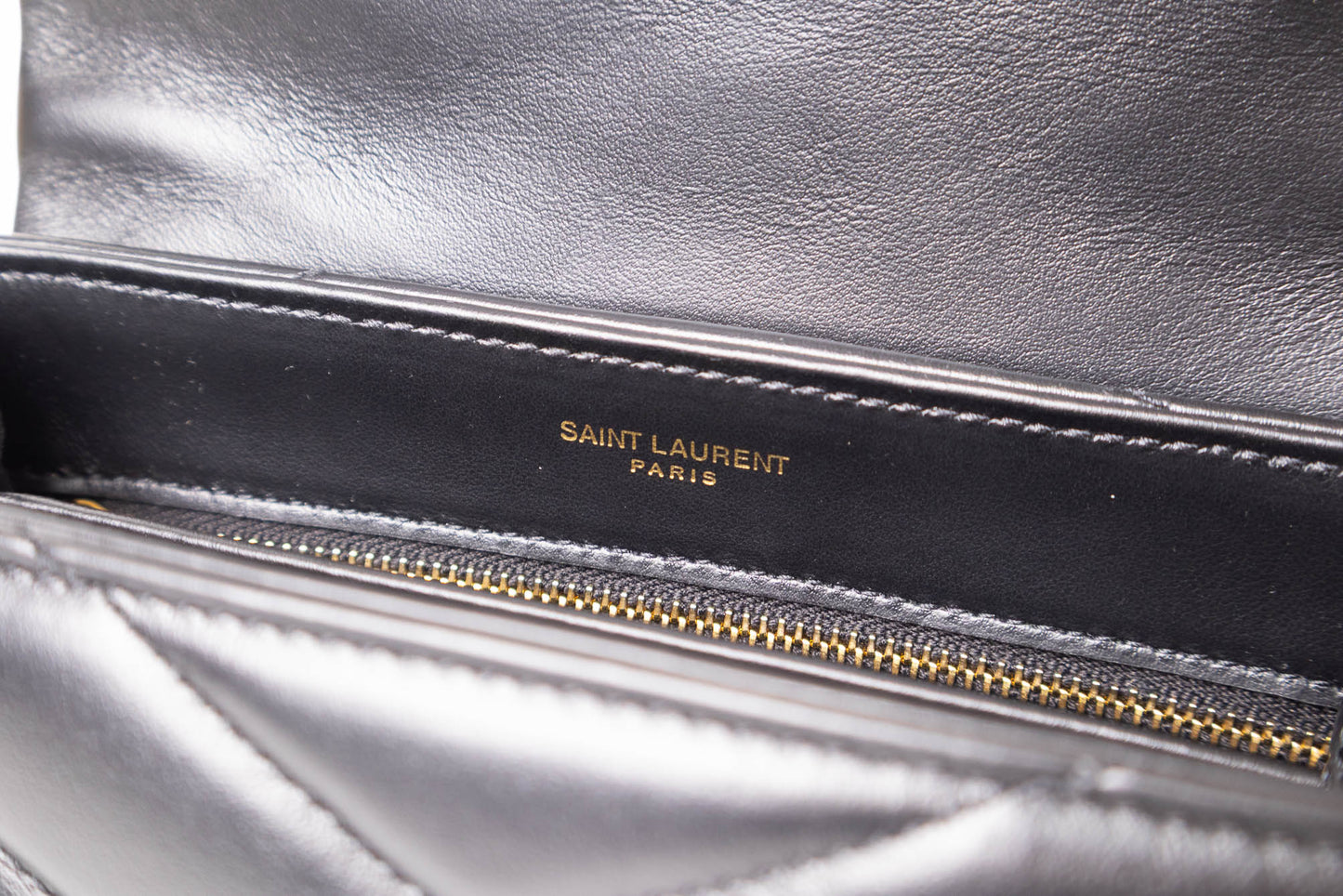 CALFSKIN Y QUILTED MONOGRAM TOY LOULOU CROSSBODY BAG BLACK