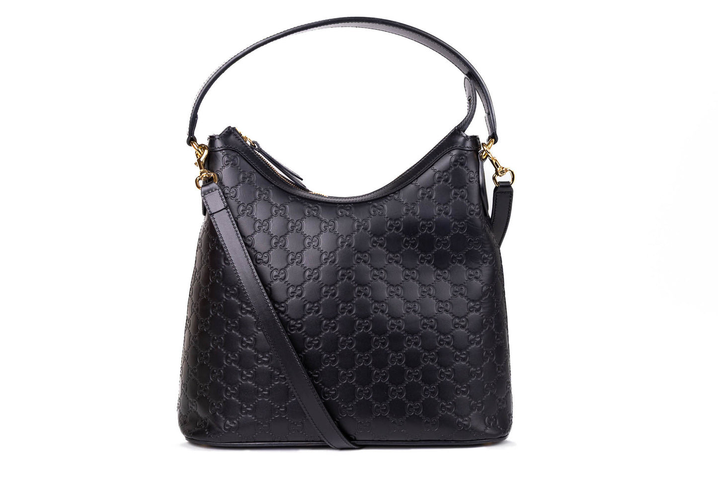 GUCCI GG SIGNATURE LINEA A LARGE GUCCISSIMA HOBO