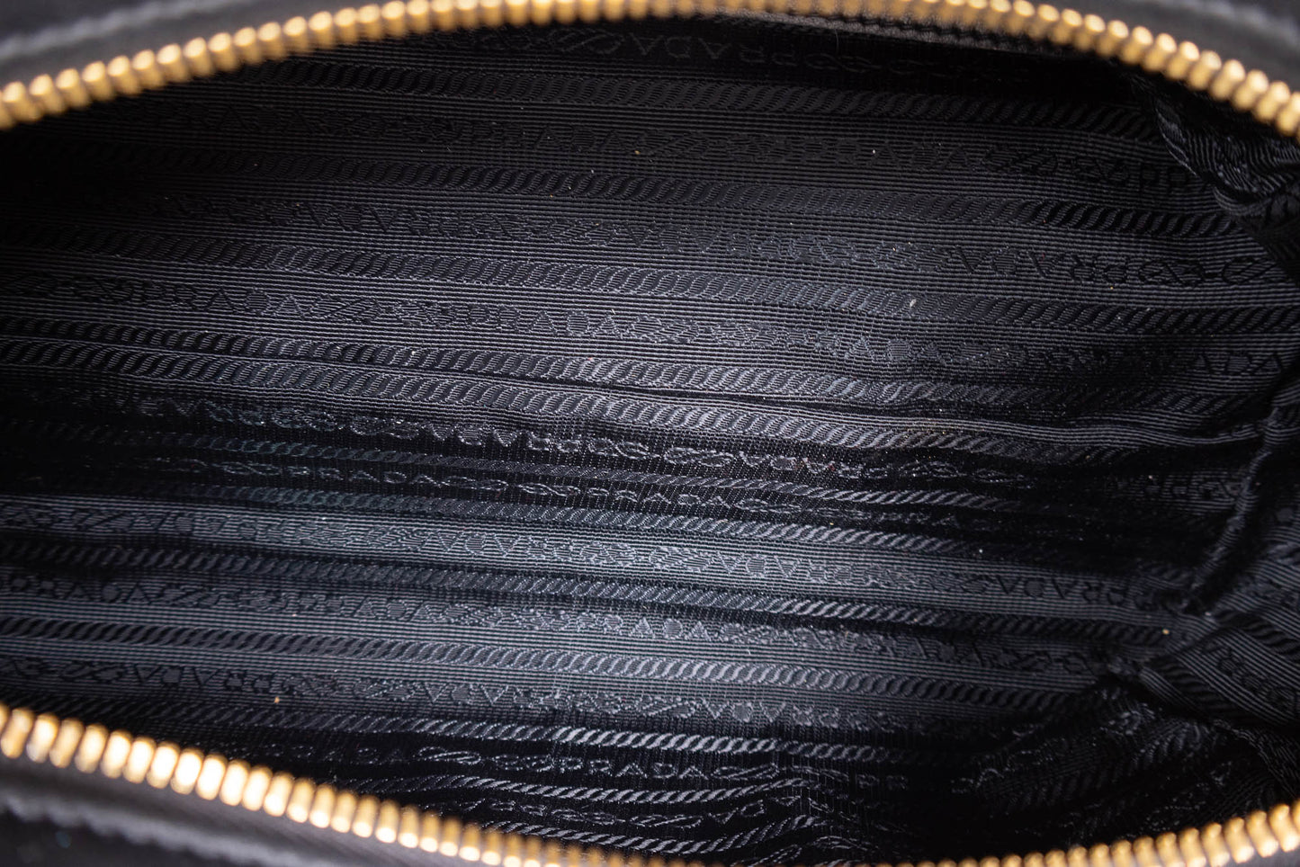 PRADA CITY CALF LEATHER RIBBON BAULETTO