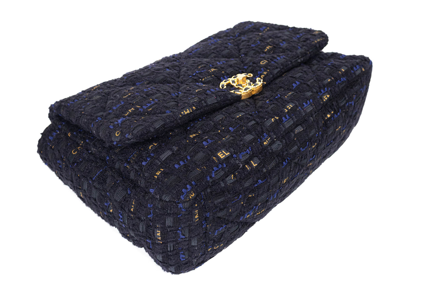 CHANEL 19 TWEED QUILTED MAXI