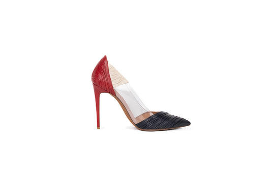 VALENTINO PUMPS B-DRAPE MULTICOLOR