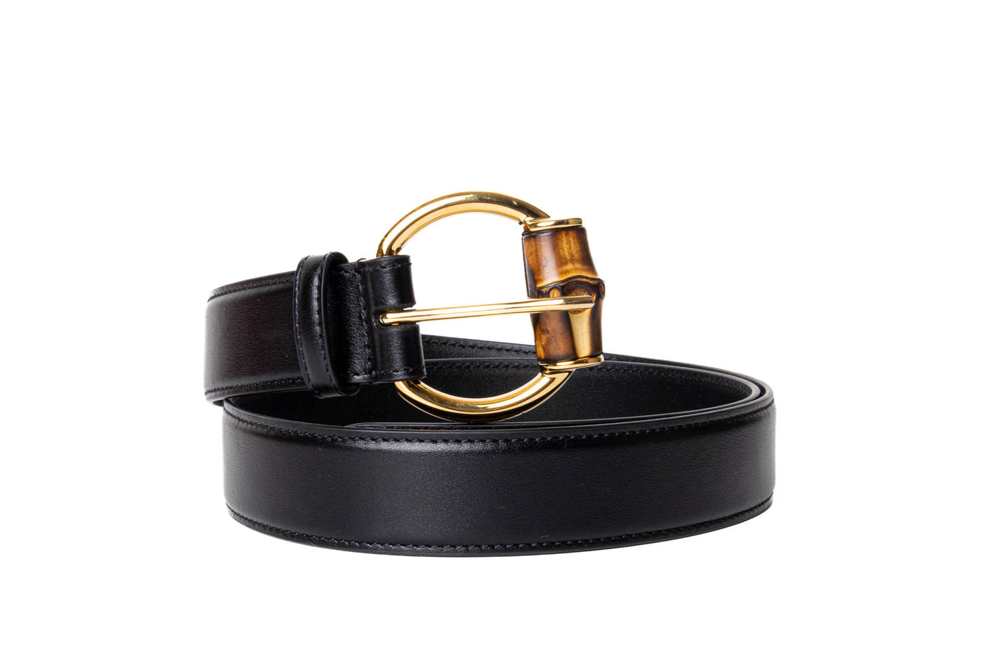 CINTURÓN GUCCI BAMBOO LEATHER