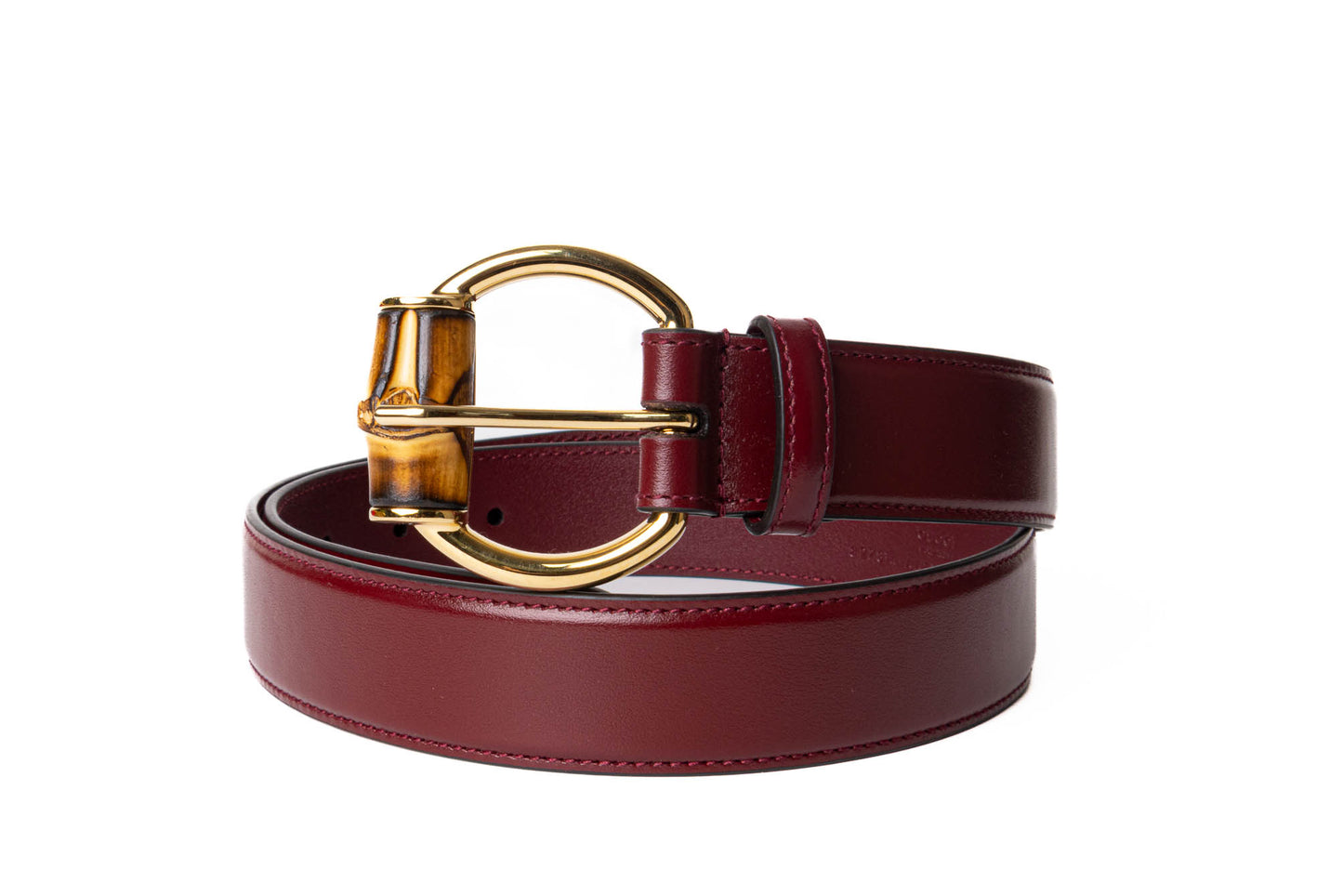 CINTURÓN GUCCI GG BAMBOO LEATHER