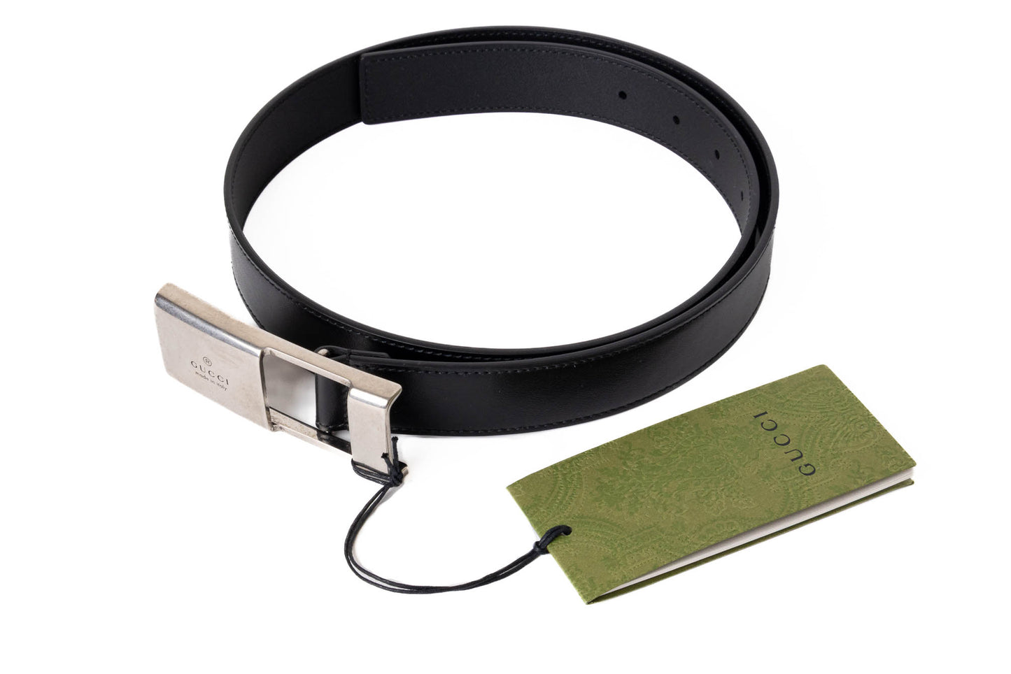 CINTURÓN GUCCI LEATHER NEGRO