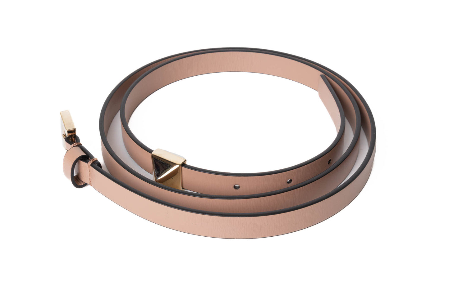 CINTURÓN VALENTINO GARAVANI NUDE LEATHER