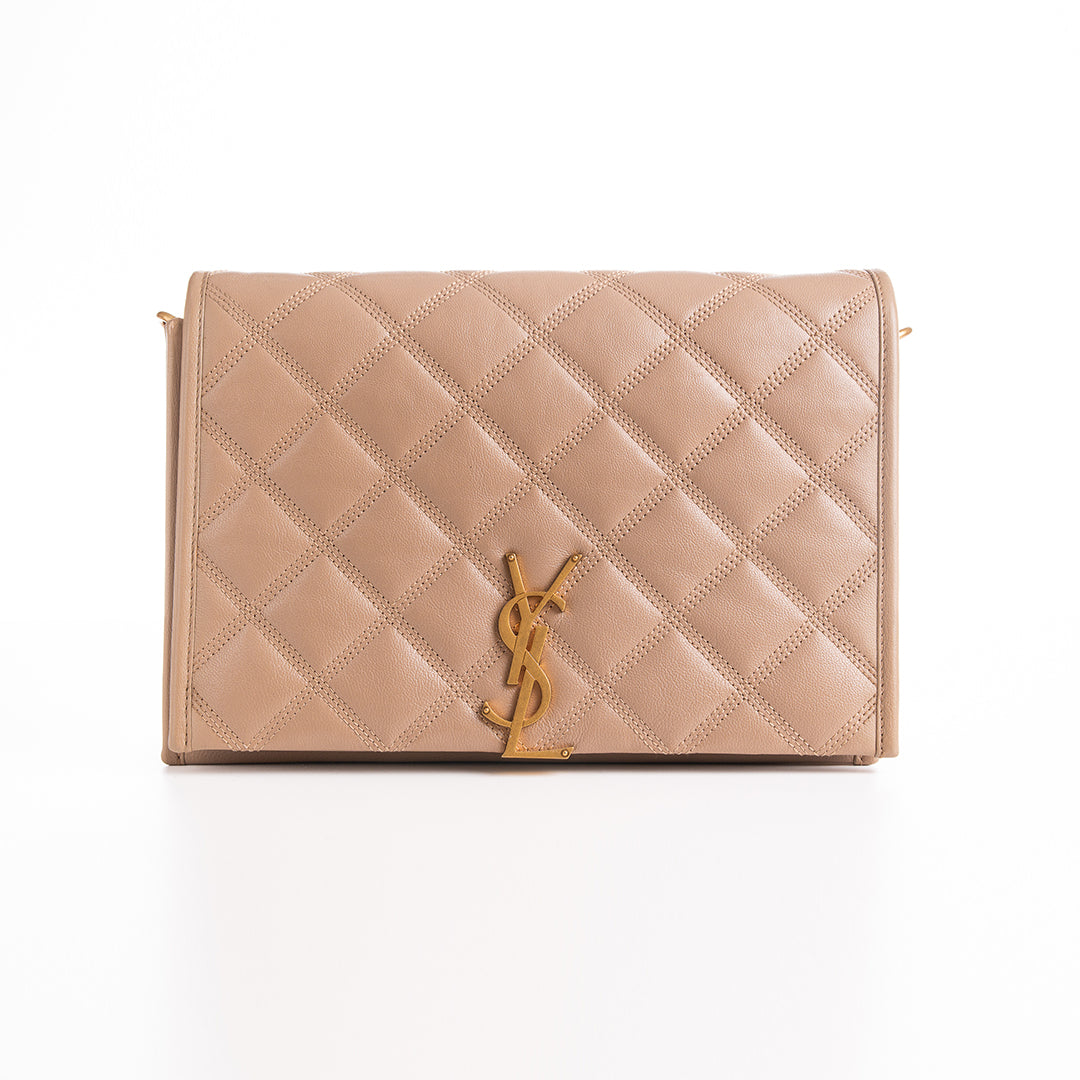 YSL QUILTED LEATHER BECKY