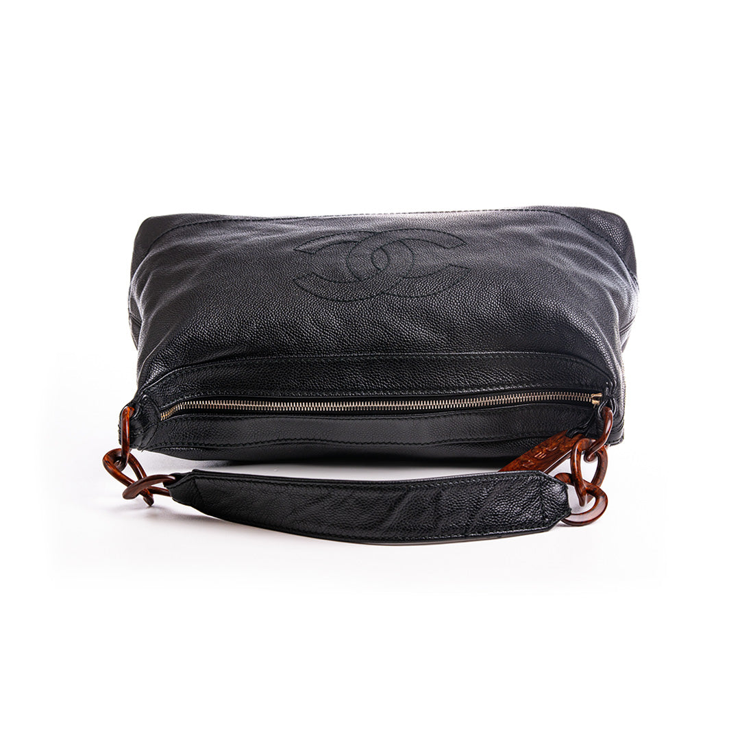 CC TIMELESS HOBO CAVIAR LEATHER BLACK