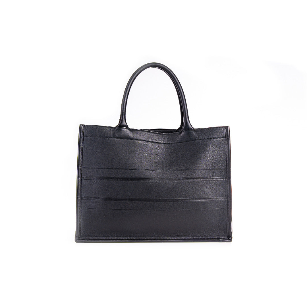 MEDIUM DIOR BOOK TOTE BLACK CALFSKIN