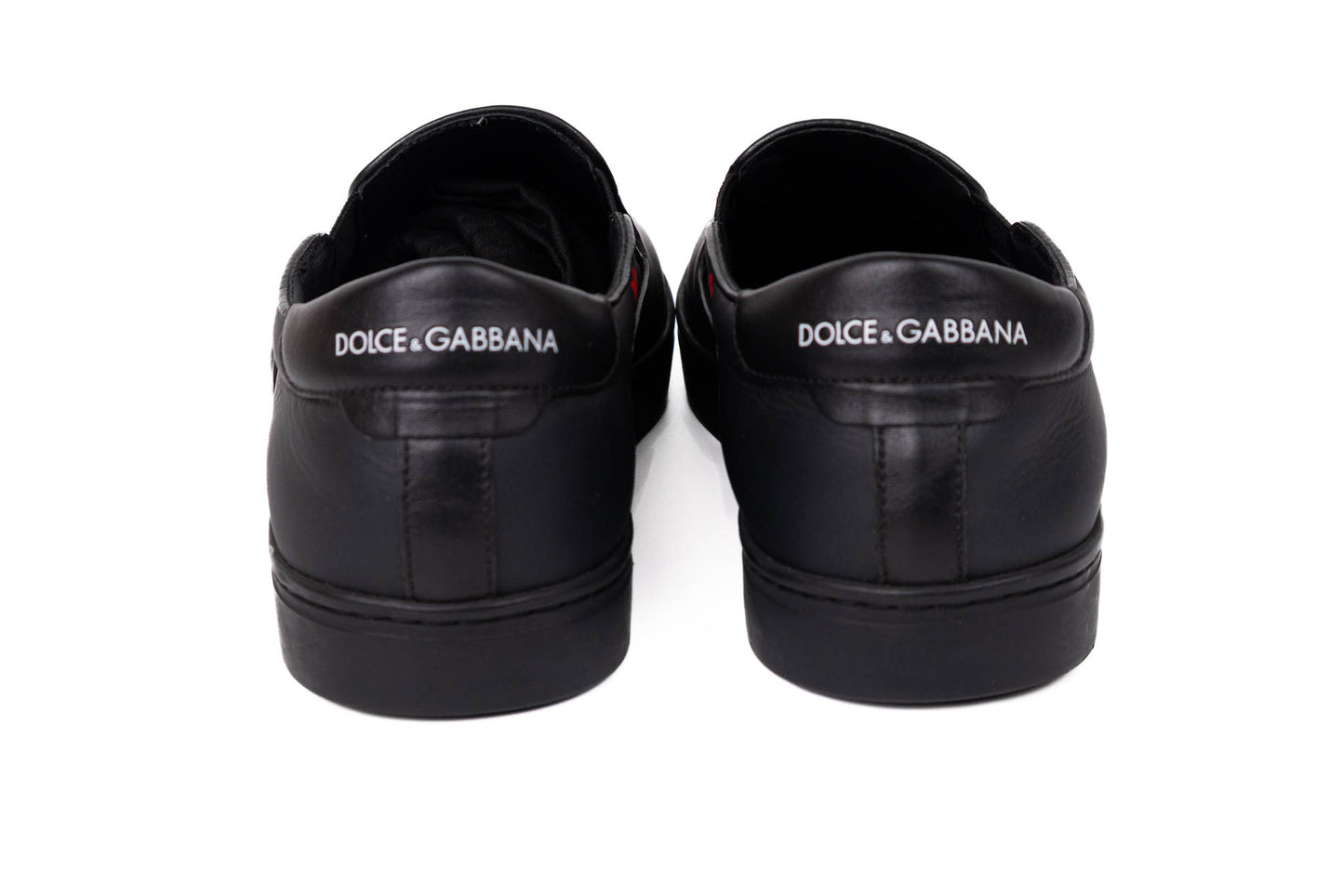DOLCE & GABBANA ROOSTER PRINT LEATHER