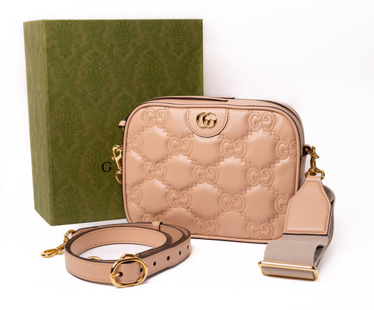 CALFSKIN GG MATELASSÉ SMALL