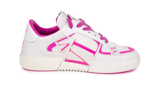 VALENTINO GARAVANI TENIS VL7N WHITE & PINK