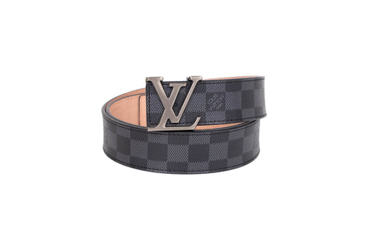 CINTURON LV DAMIER GRAPHITE INITIALS