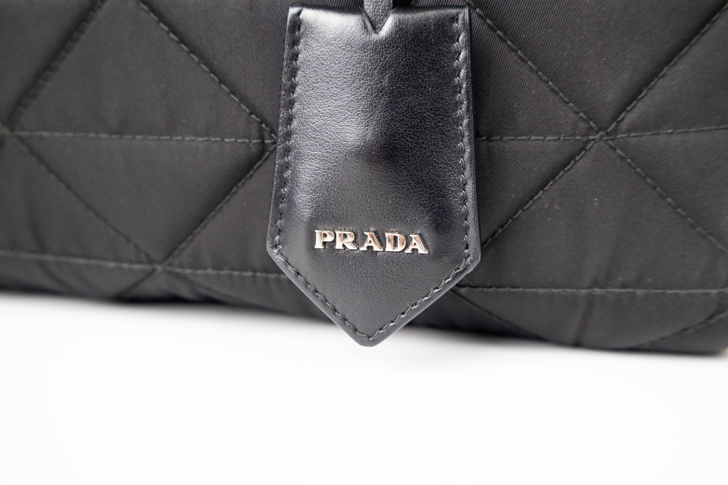 PRADA TRIANGLE LOGO TOTE RE-NYLON