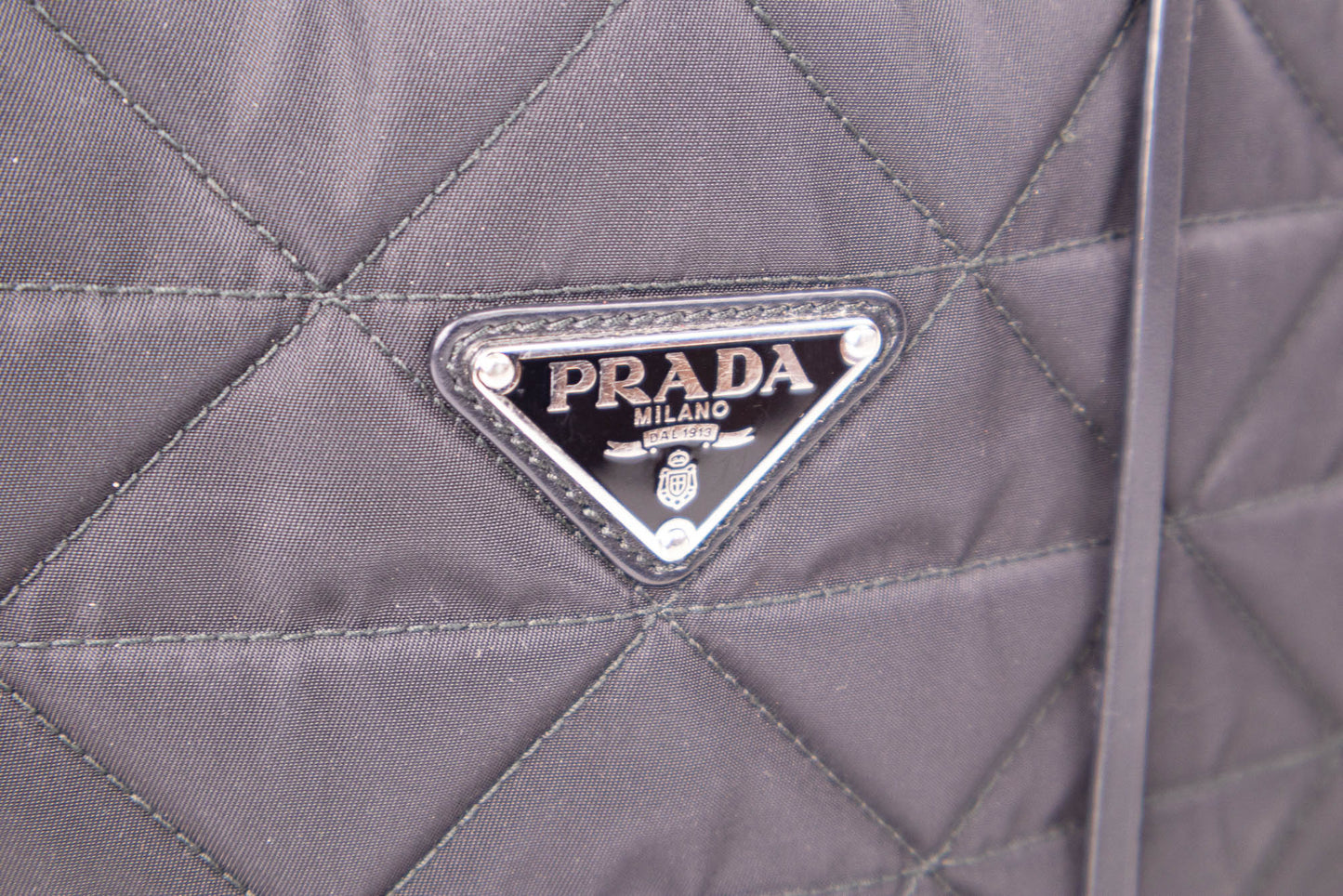 PRADA TRIANGLE LOGO TOTE RE-NYLON