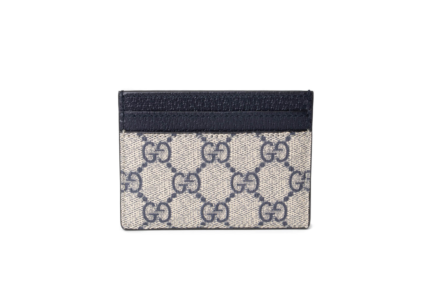 TARJETERO GUCCI OPHIDIA GG SUPREME CANVA AZUL