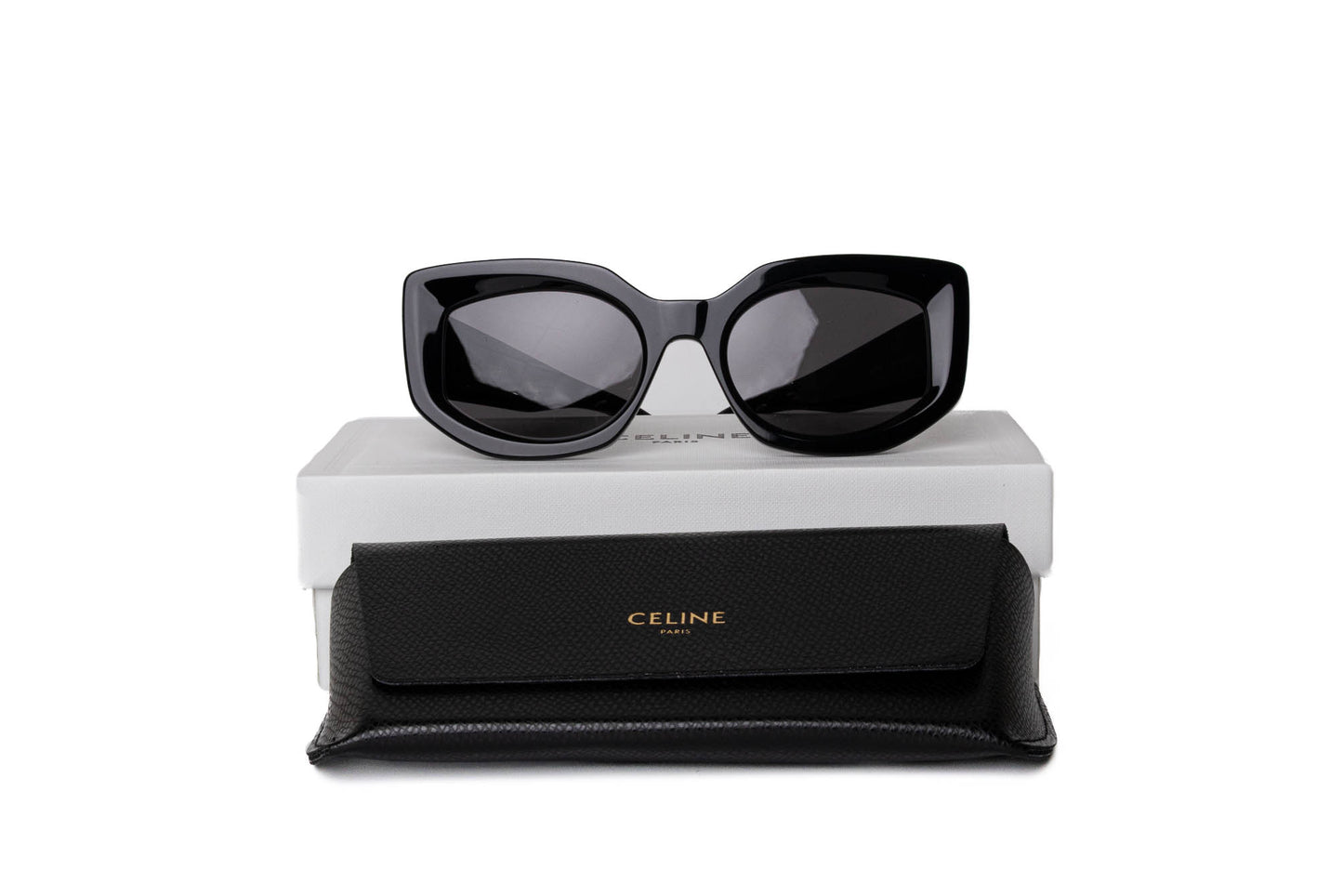 Celine Lentes Celine Bold 3 Dots CAT EYE lentes de sol — vista 5, Luxette