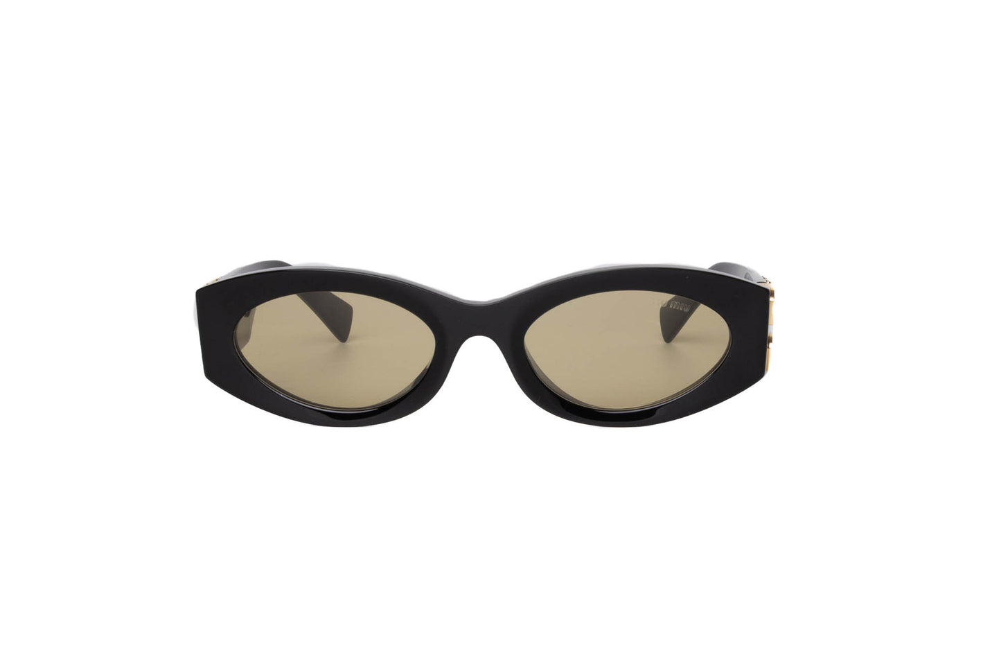 LENTES MIU MIU BLACK - YELLOW OVAL