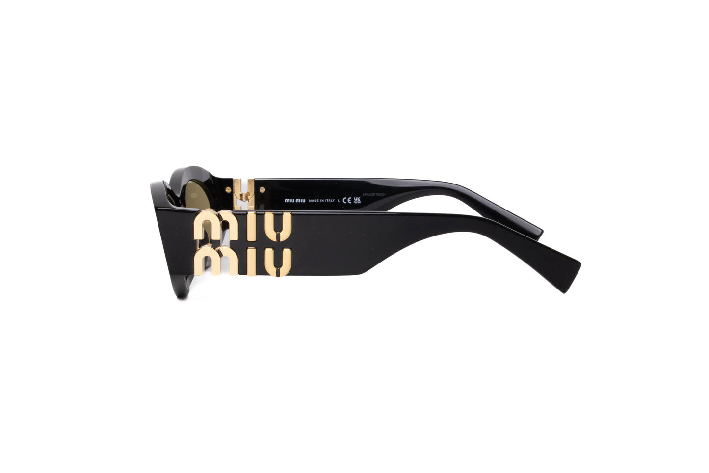 LENTES MIU MIU BLACK - YELLOW OVAL