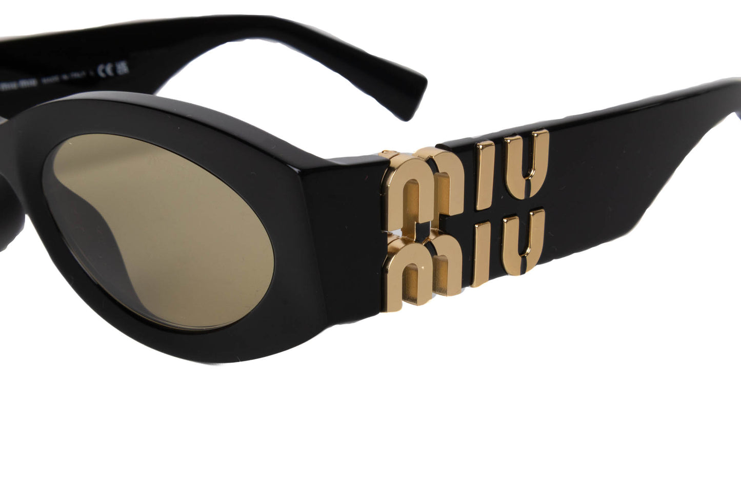LENTES MIU MIU BLACK - YELLOW OVAL