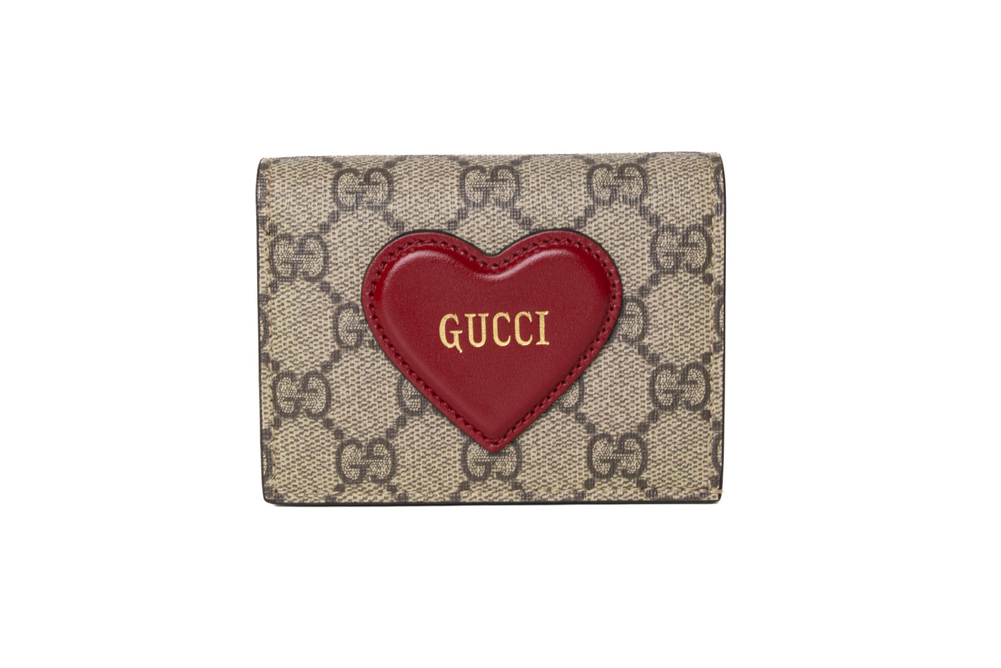 WALLET GUCCI GG SUPREME SAN VALENTIN HEART