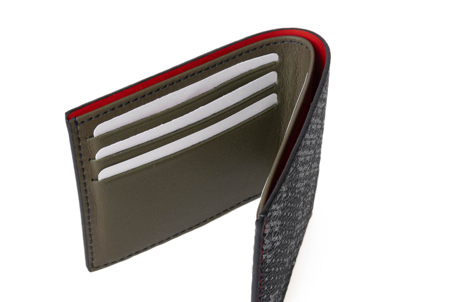 WALLET CH LEATHER AZUL INICIALES Y LUNARES