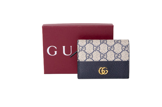 WALLET GUCCI GG MARMONT LEATHER BICOLOR