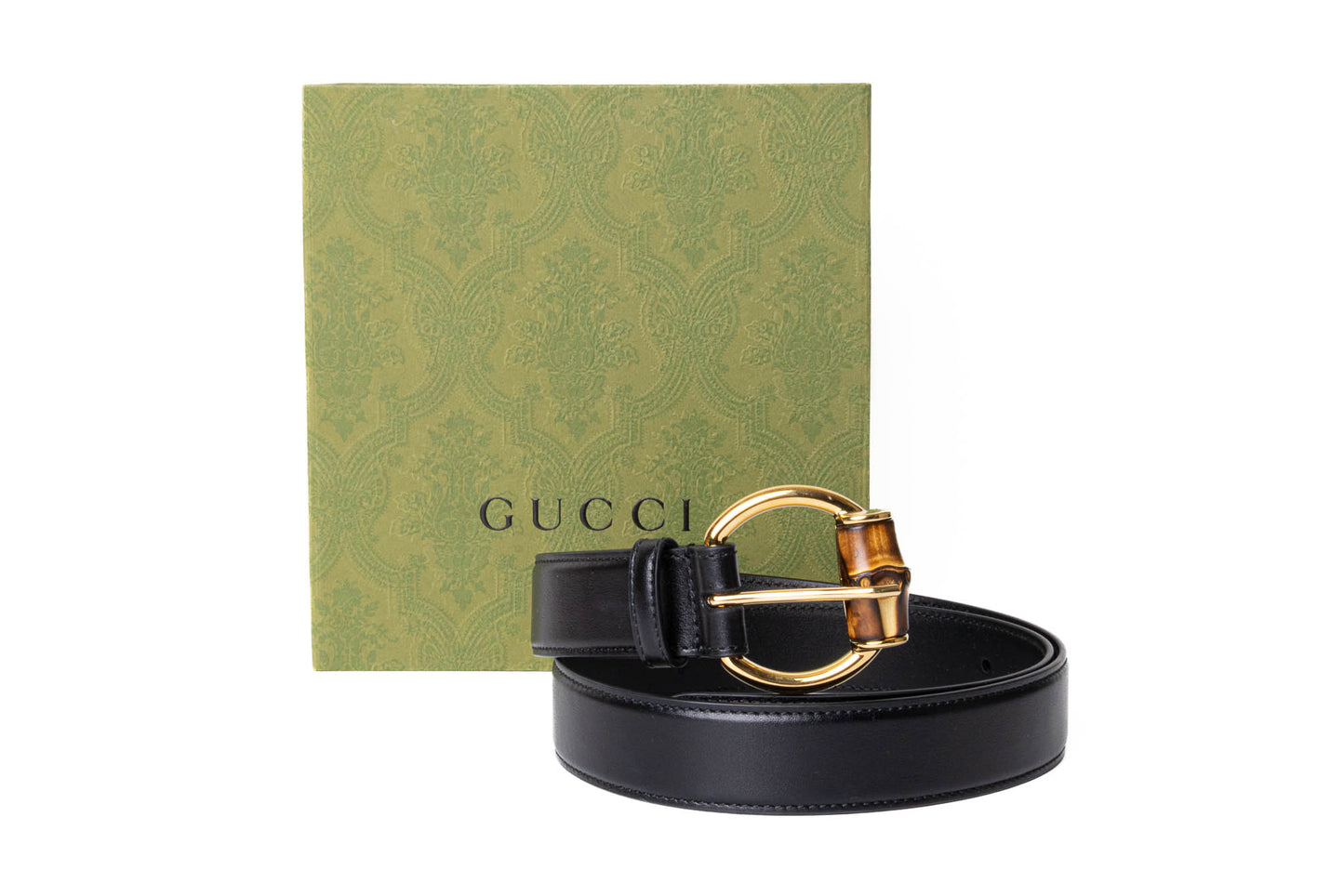 CINTURÓN GUCCI BAMBOO LEATHER