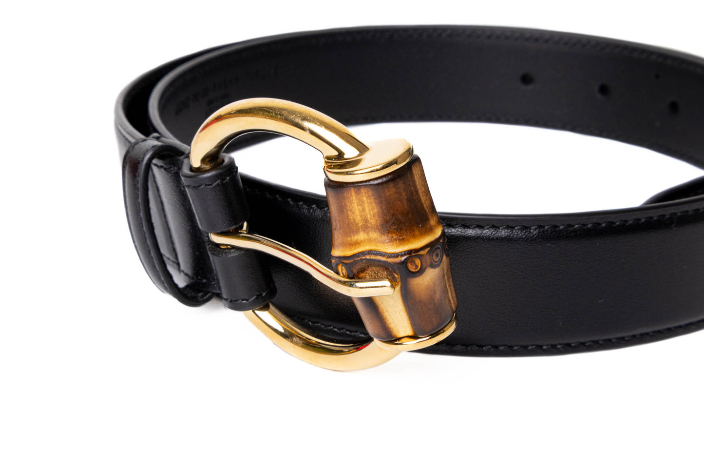 CINTURÓN GUCCI BAMBOO LEATHER