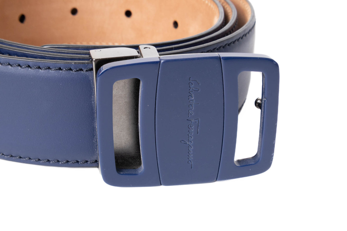 CINTURÓN SALVATORE FERRAGAMO AZUL