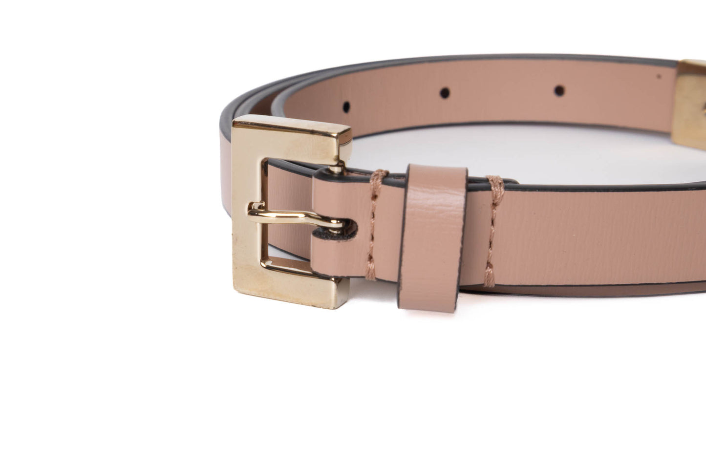 CINTURÓN VALENTINO GARAVANI NUDE LEATHER