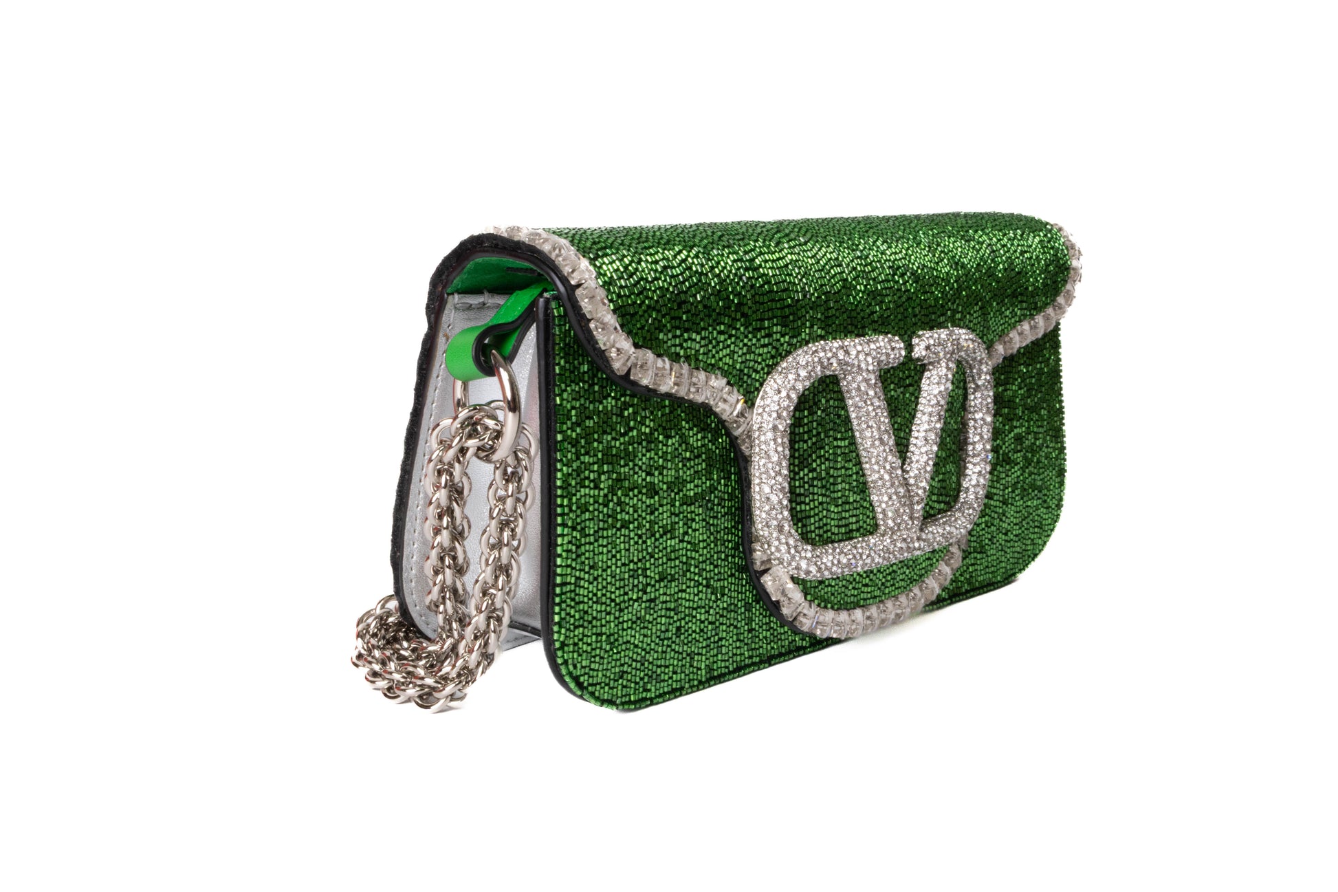 Valentino Garavani Loco Crystal Embellished Beaded bolso — vista 2, Luxette